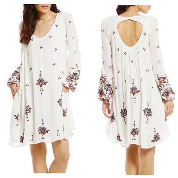 Free People Dresses & Skirts - NWT Free People Ivory Embroidered dress
